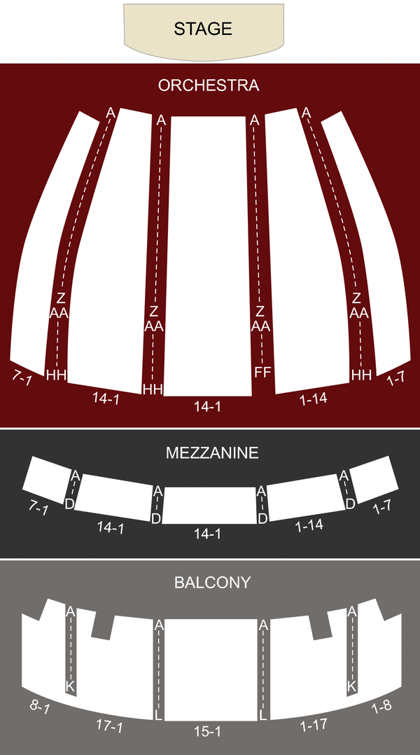 Carolina Theater Seating Chart Greensboro